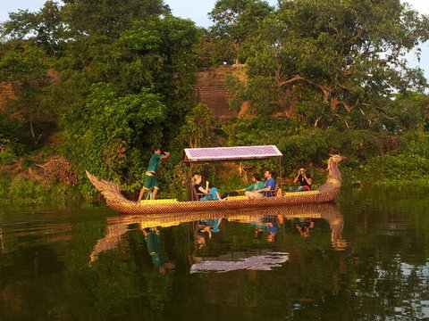 Sunset Cruise On Angkor Thom Moat 