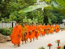 Vientiane Monks and Charities 