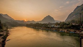 Nam Ou River with Pak Ou Cave 