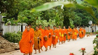 Vientiane Monks and Charities 