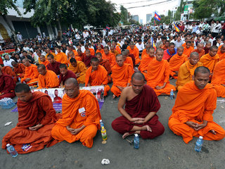 Siem Reap Monk Blessing 