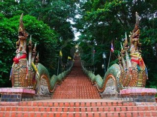 Bangkok – Chiang Mai - Doi Suthep – Khantoke Dinner (B, D) 