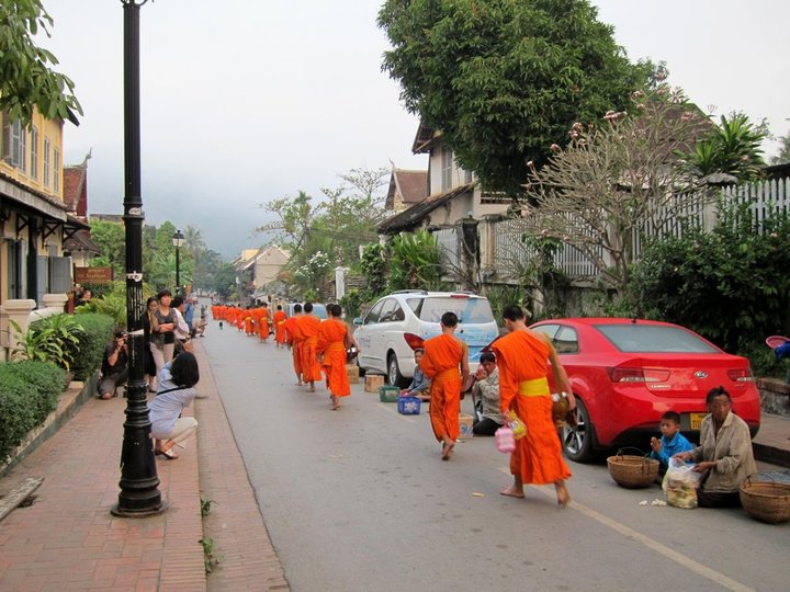 Alms Giving Ceremony