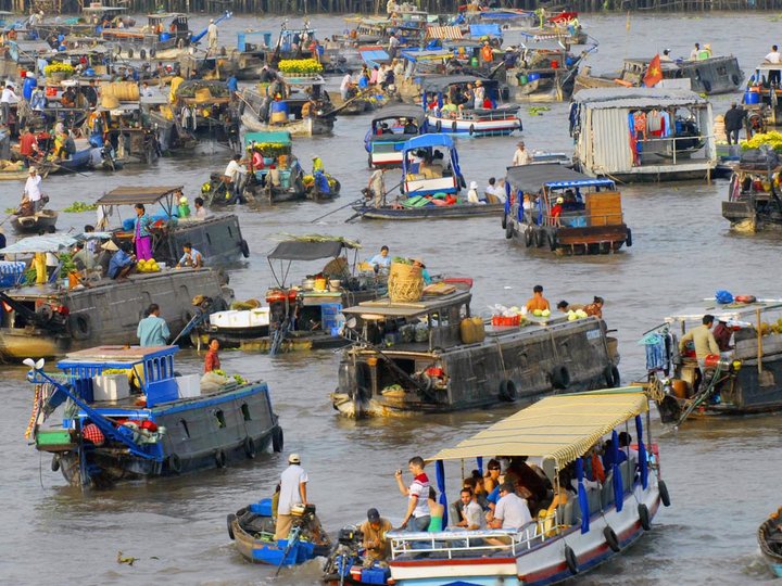 Cai Rang Floating Market